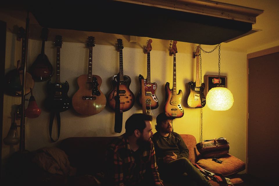 In the studio