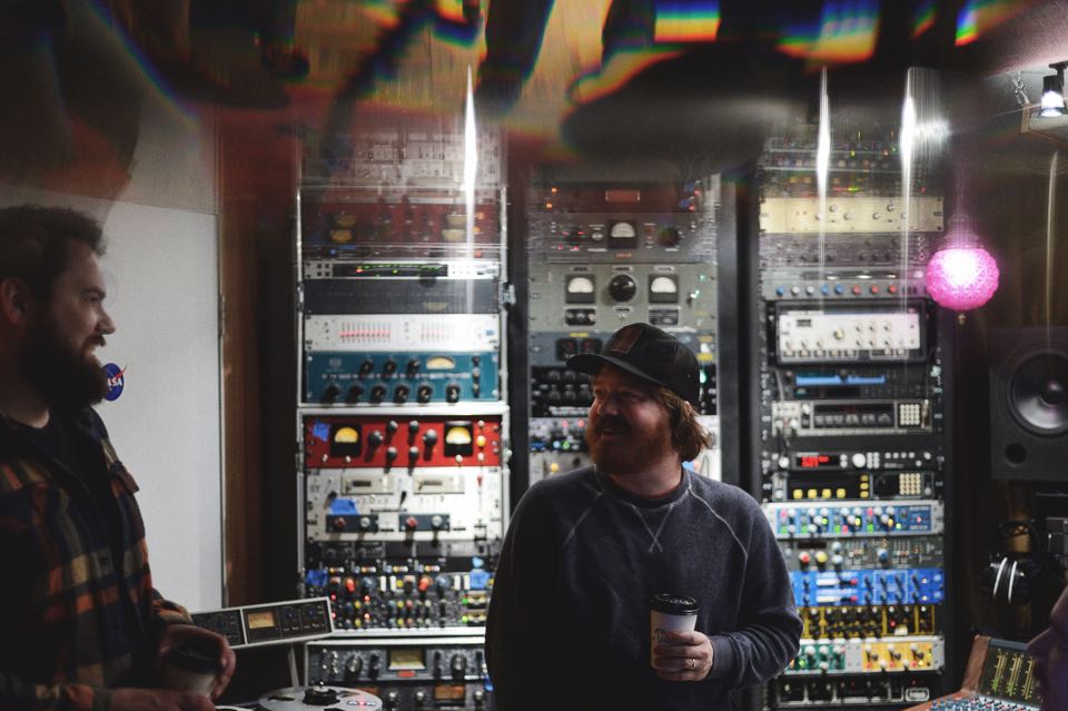 In the studio
