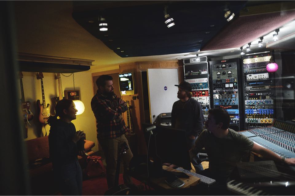 In the studio